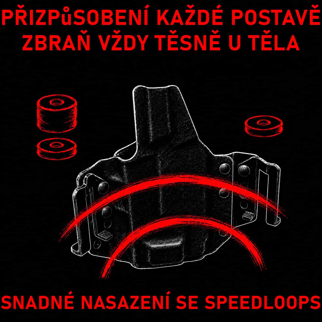 OWB SNUG přizpůsobení, speedloops.jpg